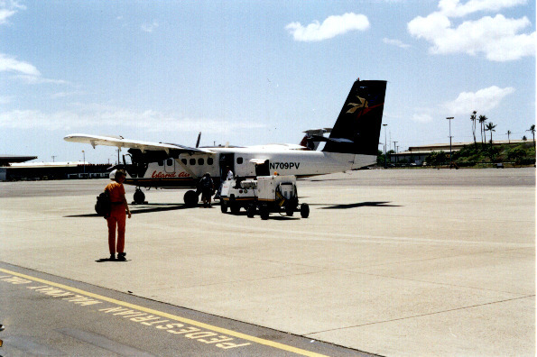 The plane to Molokai