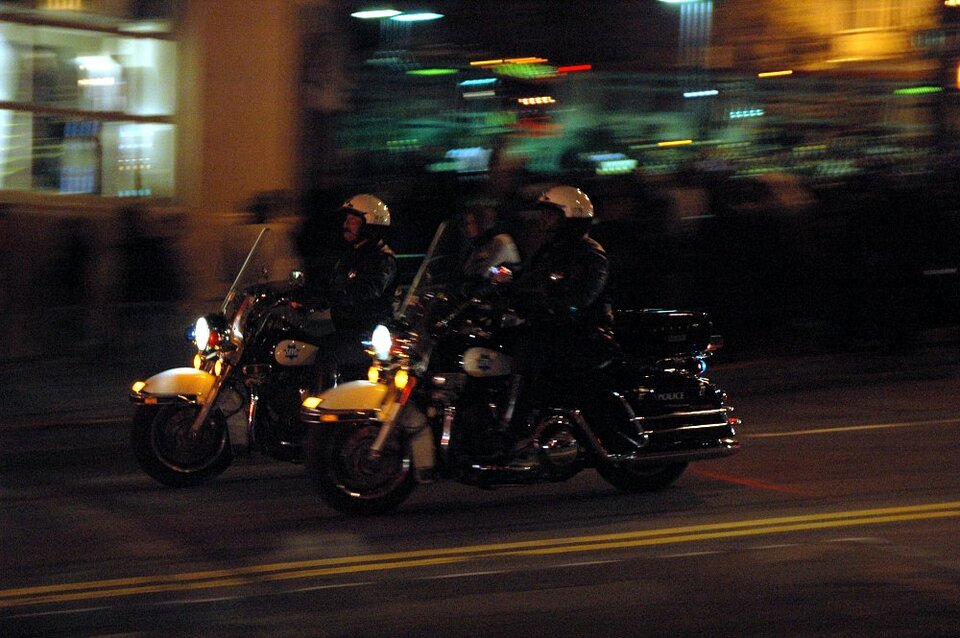 Police motocycles are pretty noisy as well.