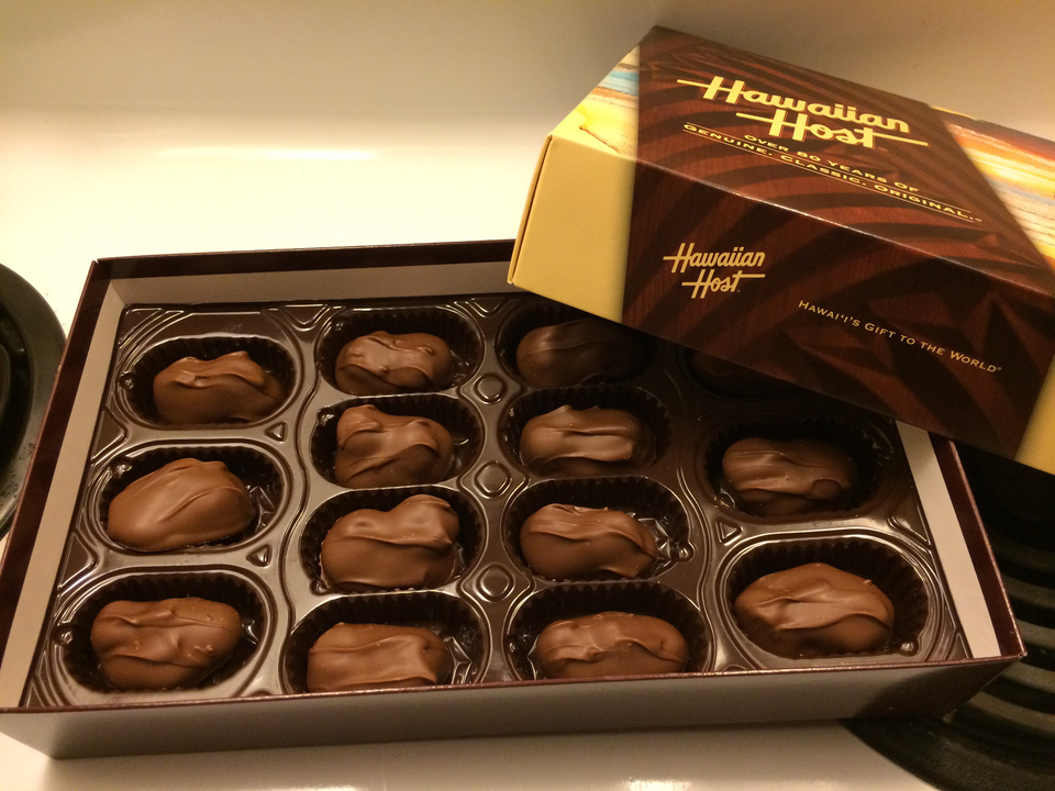 Zwei Schichten dieser Pralinen sind ruckzuck weggeputzt.