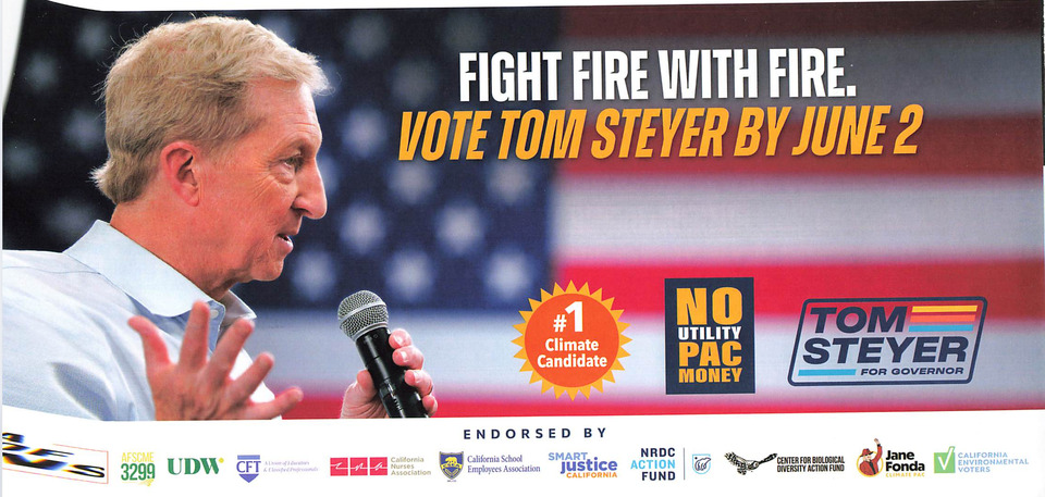 Der Privatunternehmer Tom Steyer will Gouverneur werden.