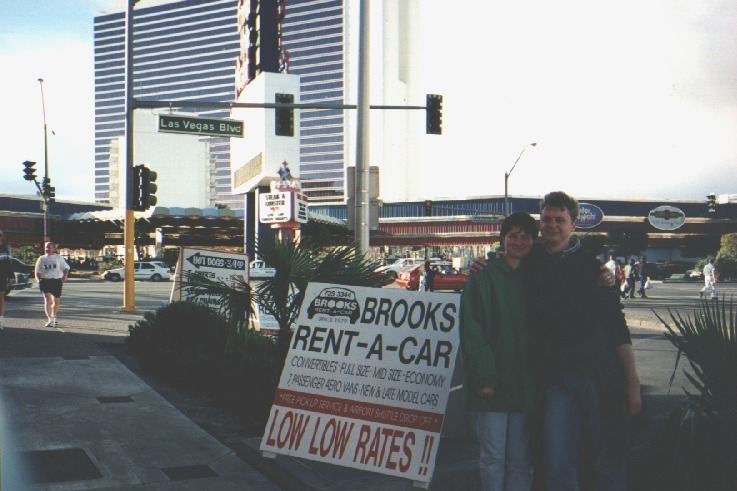 "Brook's Rent A Car" -- Die Autovermietung in der wir uns vor 10 Jahren zum ersten Mal über den Weg liefen -- immer noch im Geschäft!