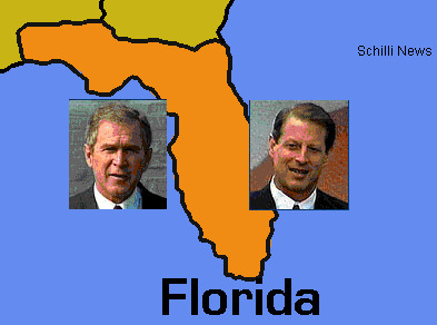 Ein Kopf-an-Kopf-Rennen in Florida.