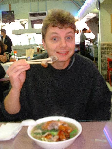 Mittagessen: Chinesische Entensuppe -- schmackofatz!