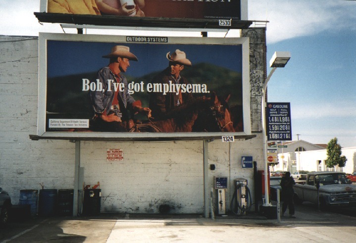 Anti-Raucher-Werbung