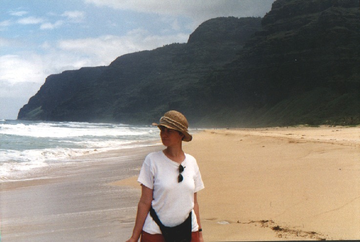 Am Strand von Kauai