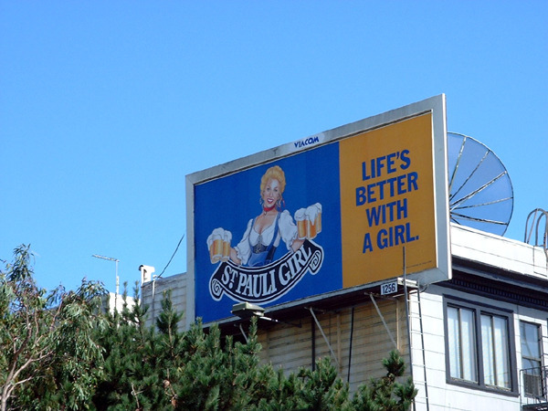 Das Bier "St. Pauli Girl"