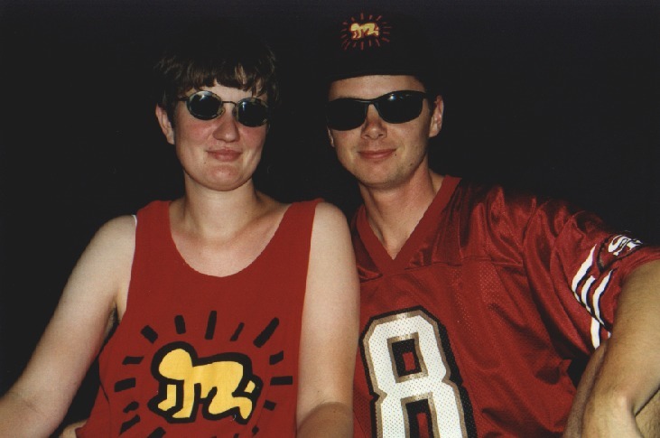 Keith Haring and Steve Young.