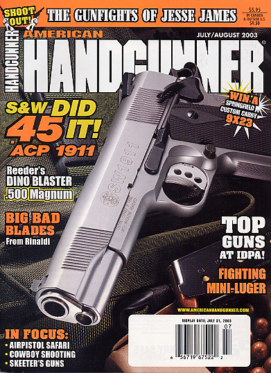 Beliebte Waffenzeitschrift: "Handgunner"