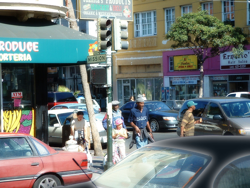 Reger Betrieb auf der Mission-Street