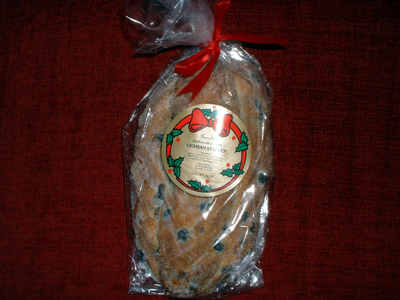 Deutscher Stollen aus dem japanischen Laden in San Francisco