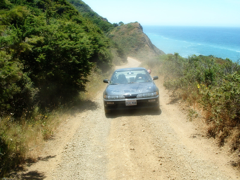 Der PERL MAN rast entlang der Lost Coast