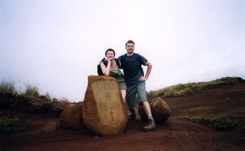 Angelika and Michael at the "Garden of the Gods"