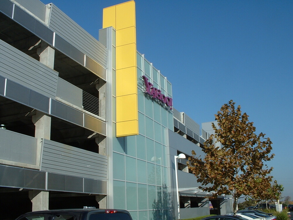 The Yahoo parking garage