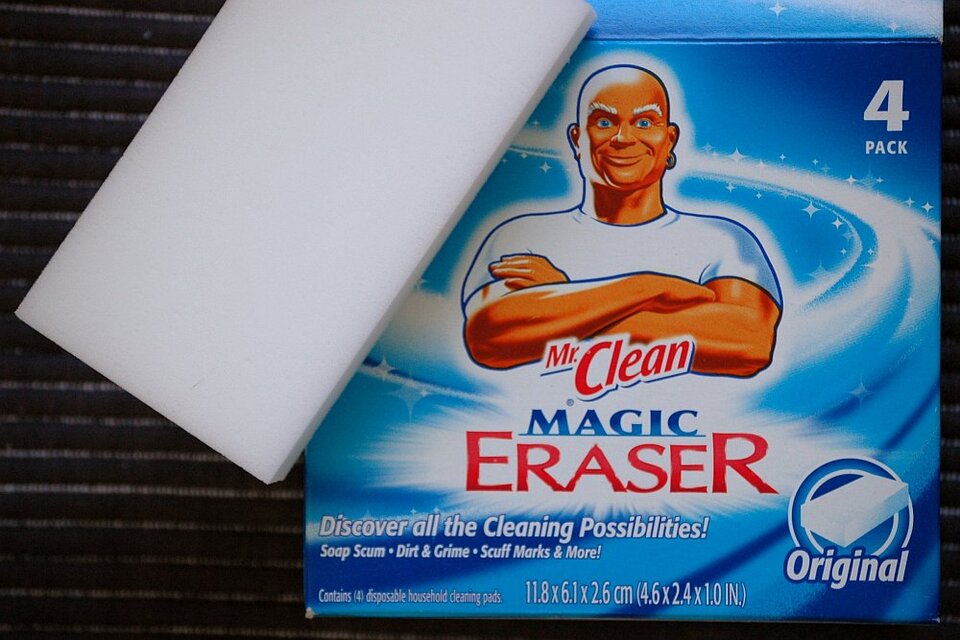 Das Rundbrief-Toppprodukt: Der "Magic Eraser" von Mr. Clean