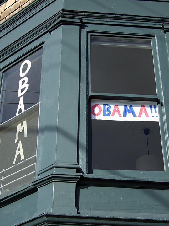 Der Bewohner dieser Wohnung im Castro ist Obama-Fan.