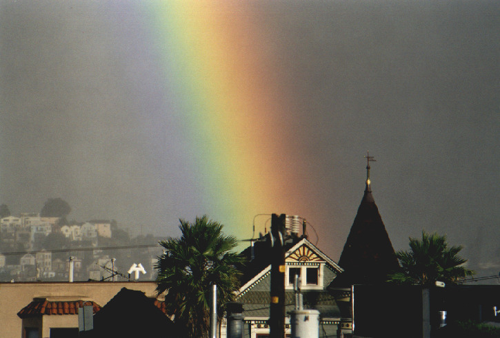 Again the beautiful rainbow -- well, it was really beautiful!