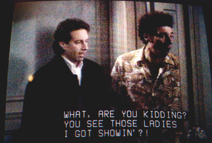 From our favorite TV show "Seinfeld"