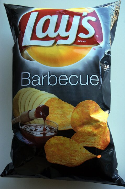 Barbecue-Kartoffelchips von Lays