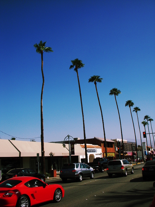 Die Promenade von Palm Springs
