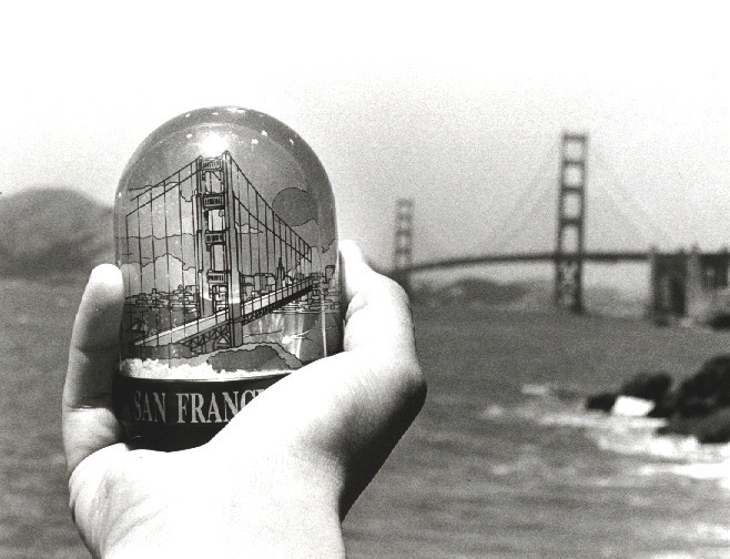 A picture from Angelika's photography course -- developed by herself in the darkroom.