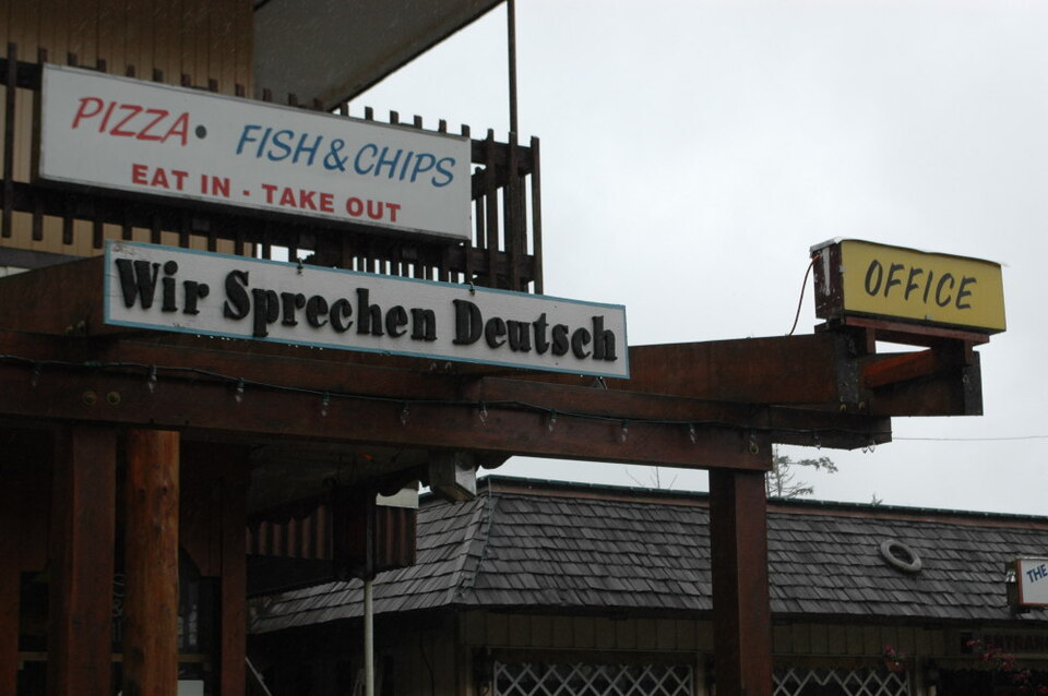 Die Kanadische Variante von "Man spricht deutsh".