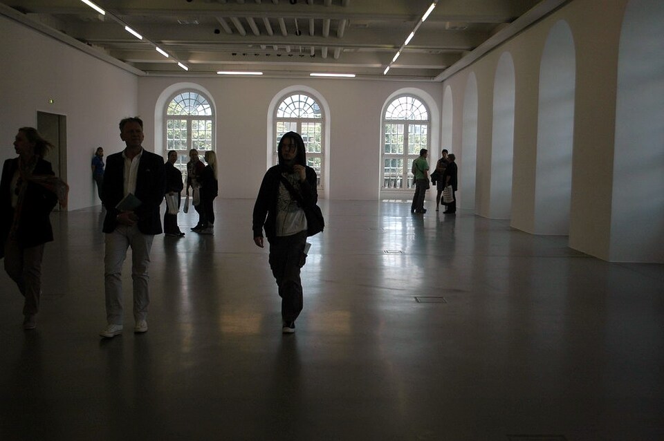 Auf der Documenta.