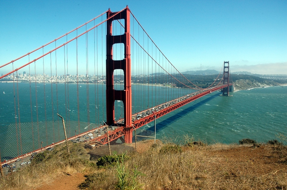 Feierte 75stes Jubiläum: die Golden Gate Bridge.