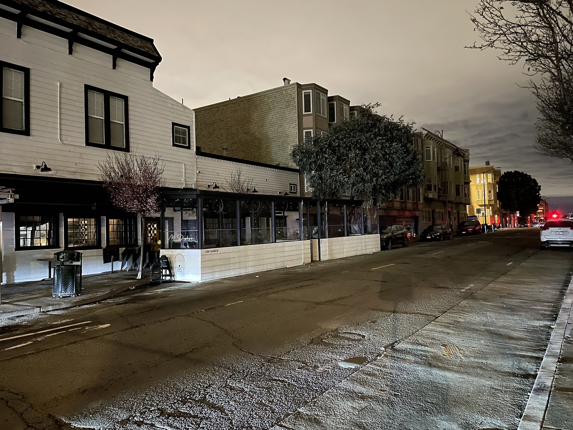 Archive image: Our street during a power outage in January 2023.
