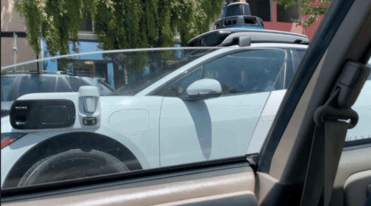 Autonomous Waymo cars simply stopped.